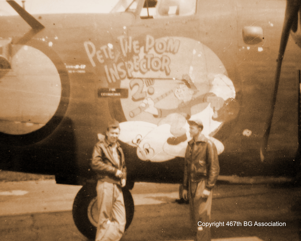 B-24H-15-CF  'Shoo Shoo Baby / Pete the P.O.M. Inspector II' 41-29393